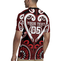 Custom Aotearoa Ngapuhi Rugby Jersey Maori Tribal Pattern