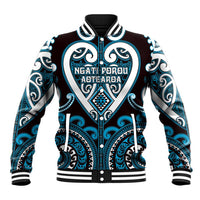 Custom Aotearoa Ngati Porou Baseball Jacket Maori Tribal Pattern