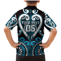 Custom Aotearoa Ngati Porou Family Matching Mermaid Dress and Hawaiian Shirt Maori Tribal Pattern LT05 - Polynesian Pride