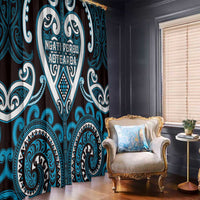 Aotearoa Ngati Porou Window Curtain Maori Tribal Pattern