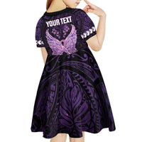 Personalised Alzheimer's Awareness Kid Short Sleeve Dress You May Not Remember But I Will Never Forget