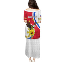 Personalized Philippines Puletasi The Eight-Rayed Sun Bald Eagle Polynesian Pattern LT05 - Polynesian Pride