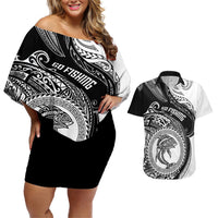 go-fishing-couples-matching-off-shoulder-short-dress-and-hawaiian-shirt-polynesian-pattern