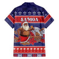 Samoa Christmas Family Matching Puletasi and Hawaiian Shirt Samoan Santa Claus Manuia Le Kerisimasi LT05 - Polynesian Pride