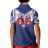 Super Toa Samoa Rugby Custom Kid Polo Shirt Warrior Spirit LT05