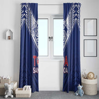 Super Toa Samoa Rugby Window Curtain Warrior Spirit LT05