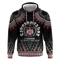 Personalised Samoa Black Saturday Zip Hoodie Samoa For Samoans