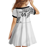 Custom New Zealand Football Family Matching Off Shoulder Short Dress and Hawaiian Shirt Aotearoa Pride LT05 - Polynesian Pride