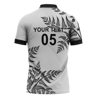 Custom New Zealand Football Zipper Polo Shirt Aotearoa Pride - Polynesian Pride