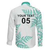 Custom New Zealand Football Family Matching Off Shoulder Maxi Dress and Hawaiian Shirt Aotearoa Pride Aqua Version LT05 - Polynesian Pride