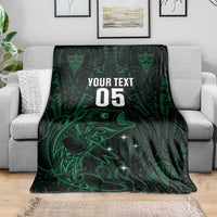 Custom New Zealand Fishing Blanket Maori Tribal Pattern - Polynesian Pride