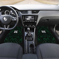Custom New Zealand Fishing Car Mats Maori Tribal Pattern - Polynesian Pride