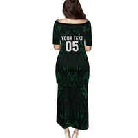 Custom New Zealand Fishing Family Matching Puletasi and Hawaiian Shirt Maori Tribal Pattern LT05 - Polynesian Pride