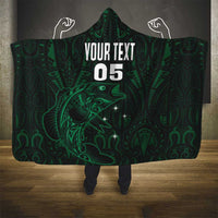 Custom New Zealand Fishing Hooded Blanket Maori Tribal Pattern LT05 - Polynesian Pride