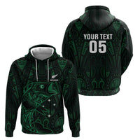 Custom New Zealand Fishing Hoodie Maori Tribal Pattern - Polynesian Pride
