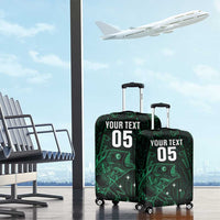 Custom New Zealand Fishing Luggage Cover Maori Tribal Pattern - Polynesian Pride