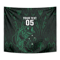Custom New Zealand Fishing Tapestry Maori Tribal Pattern LT05 - Polynesian Pride