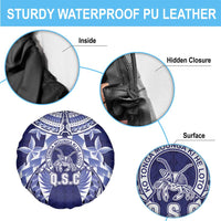 Tonga Queen Salote College Spare Tire Cover Centenary Navy Version