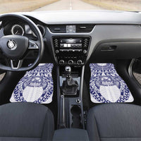 Personalised Tonga Queen Salote College Car Mats Centenary White Version