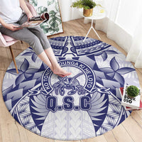 Tonga Queen Salote College Round Carpet Centenary White Version