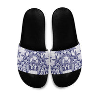 Tonga Queen Salote College Slide Sandals Centenary White Version