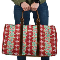 Hawaii Ohia Lehua Travel Bag Tropical Vibes Crimson