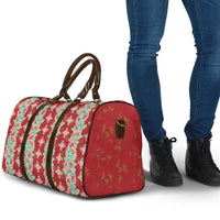Hawaii Ohia Lehua Travel Bag Tropical Vibes Crimson