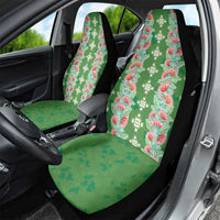 Hawaii Ohia Lehua Car Seat Cover Tropical Vibes Green
