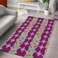 Hawaii Ohia Lehua Area Rug Tropical Vibes Fuchsia