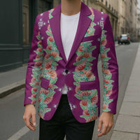 Hawaii Ohia Lehua Blazer Tropical Vibes Fuchsia