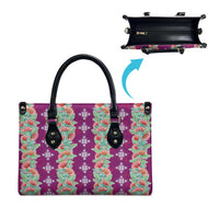 Hawaii Ohia Lehua Leather Bag Tropical Vibes Fuchsia