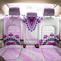 Africa Dashiki Back Car Seat Cover With Polynesian Pattern Pink Version LT05 - Polynesian Pride