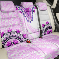 Africa Dashiki Back Car Seat Cover With Polynesian Pattern Pink Version LT05 - Polynesian Pride