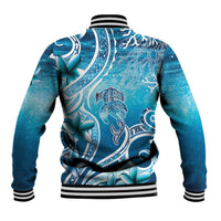Polynesia World Ocean Day Baseball Jacket Ocean Style