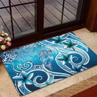 Polynesia World Ocean Day Rubber Doormat Ocean Style