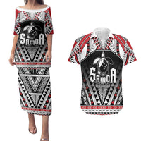 Samoa Independence Day Couples Matching Puletasi and Hawaiian Shirt Proud To Be Samoan