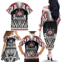 Samoa Independence Day Family Matching Off The Shoulder Long Sleeve Dress and Hawaiian Shirt Proud To Be Samoan LT05 - Polynesian Pride