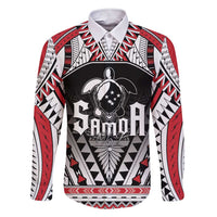 Samoa Independence Day Family Matching Short Sleeve Bodycon Dress and Hawaiian Shirt Proud To Be Samoan LT05 Dad's Shirt - Long Sleeve Black - Polynesian Pride