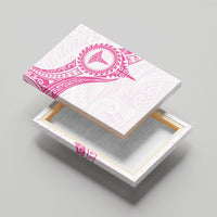 New Zealand Aotearoa Canvas Wall Art Nurse Tribal Pink Version