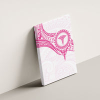 New Zealand Aotearoa Canvas Wall Art Nurse Tribal Pink Version