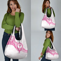 New Zealand Aotearoa Grocery Bag Nurse Tribal Pink Version