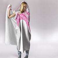 New Zealand Aotearoa Hooded Blanket Nurse Tribal Pink Version