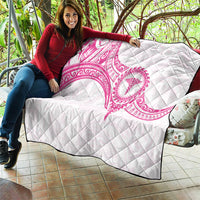 New Zealand Aotearoa Quilt Nurse Tribal Pink Version