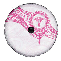 New Zealand Aotearoa Spare Tire Cover Nurse Tribal Pink Version