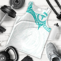 Personalised New Zealand Aotearoa Men Tank Top Nurse Tribal Teal Version