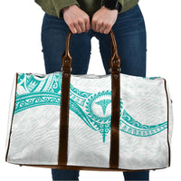 New Zealand Aotearoa Travel Bag Nurse Tribal Teal Version