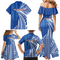 Personalised Hawaii 808 Family Matching Mermaid Dress and Hawaiian Shirt Unique Style