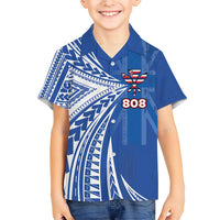 Personalised Hawaii 808 Family Matching Tank Maxi Dress and Hawaiian Shirt Unique Style