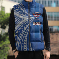 Personalised Hawaii 808 Sleeveless Puffer Jacket Unique Style
