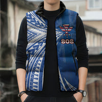 Personalised Hawaii 808 Sleeveless Puffer Jacket Unique Style